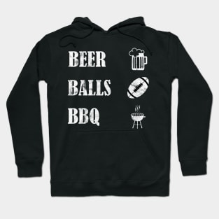 Beer Balls BBQ Gift Idea for Barbecue Lovers Hoodie